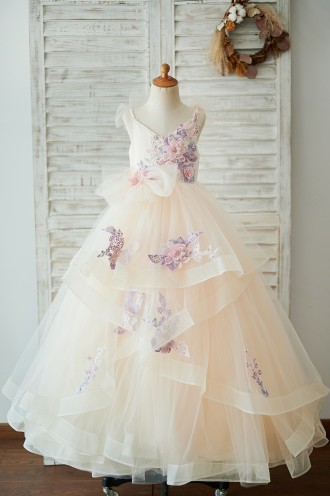 Princessly.com-K1003923-Champagne Tulle Spaghetti Straps Pearls Wedding Flower Girl Dress with Embroidery Lace-20