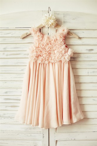 Princessly.com-K1000086-Boho Beach Blush Pink Chiffon Floral Straps Flower Girl Dress-20