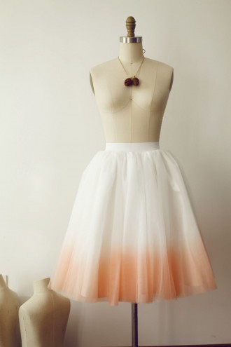 Princessly.com-K1000277-Ombre Ivory/Pink Tulle Skirt/Short Woman Skirt-20