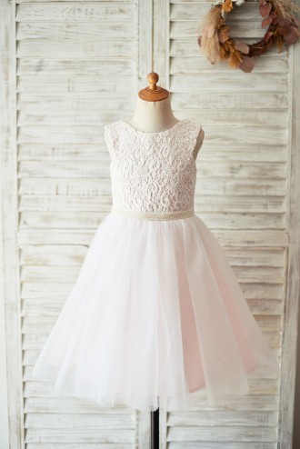 Princessly.com-K1003926-Ivory Lace Pink Tulle Open Back Wedding Flower Girl Dress with Pearls-20