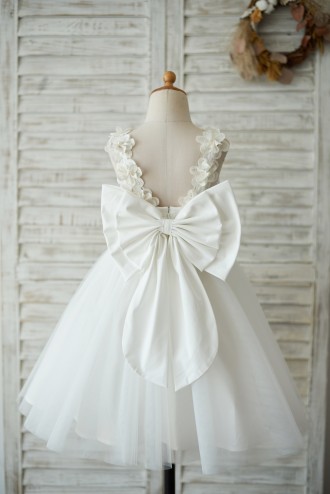 Princessly.com-K1003541-Princess Ivory Lace Tulle V Back Wedding Flower Girl Dress with Big Bow-20