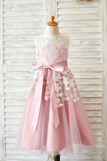 Princessly.com-K1003814-Princess Ivory Lace Mauve Tulle Sheer Neck Wedding Flower Girl Dress-20