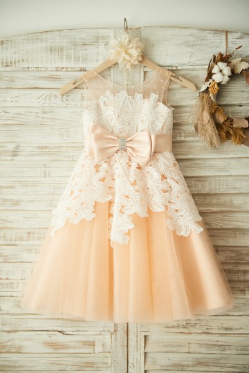 Princessly.com-K1003353-Champagne Tulle Beaded Ivory Lace Wedding Flower Girl Dress Princess Party Dress-20