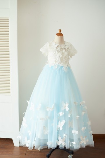Princessly.com-K1003657-Ivory Lace Blue Tulle Short Sleeves Wedding Flower Girl Dress Full Length Party Dress with Butterfly-20